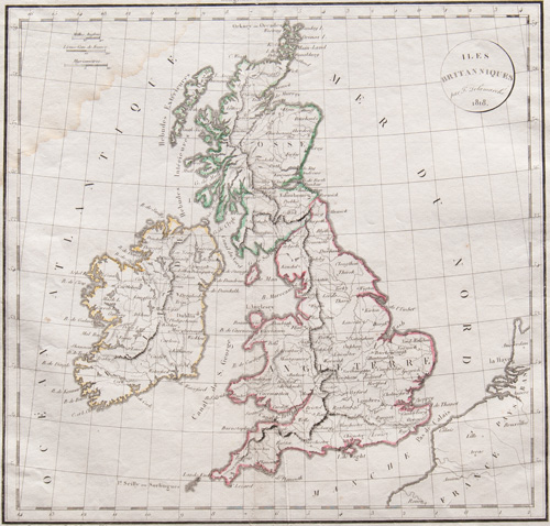 Britanniae Antiquae
Tabula Geographica
ex Aevi Romani monumentis 1816